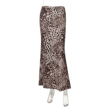 Jupe maxi LEOPARD